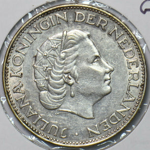 Netherlands 1960 2 1/2 Gulden 151111 combine shipping