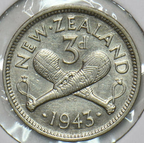 New Zealand 1943 3 Pence 152355 combine shipping