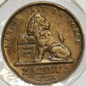 Belgium 1863 2 Centimes Lion animal 240395 combine shipping