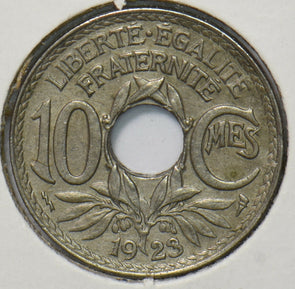 France 1923 10 Centimes 190927 combine shipping