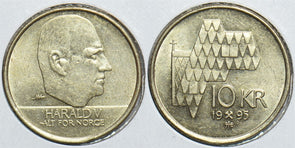 Norway 1995 10 Kroner 904803 combine shipping