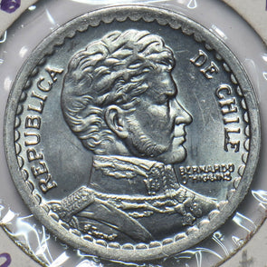 Chile 1956 S Peso BU Y-52 294908 combine shipping