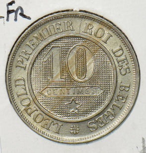 Belgium 1862 10 Centimes 490122 combine shipping