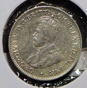Australia 1927 3 Pence Kangaroo animal Emu  292026 combine shipping
