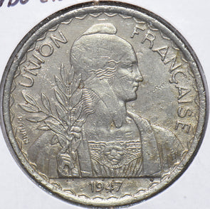 French Indo China 1947 Piastre 294057 combine shipping