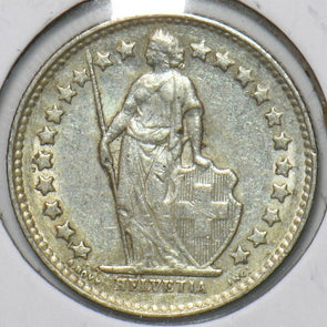 Switzerland 1951 1/2 Franc 151158 combine shipping