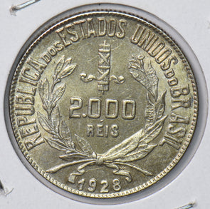 Brazil 1928 2000 Reis 490081 combine shipping