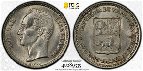 Venezuela 1954 50 Centimos Horse animal PCGS MS62 PC1048 combine shipping