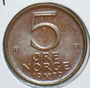 Norway 1979 5 Ore UNC 904840 combine shipping