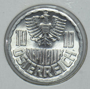 Austria 1976 Silver 10 Groschen Eagles animal 191574 combine shipping
