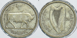 Ireland 1928 Shilling Bull animal 198473 combine shipping