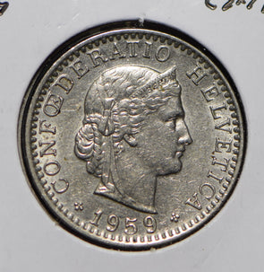Switzerland 1959 20 Cent  150297 combine shipping