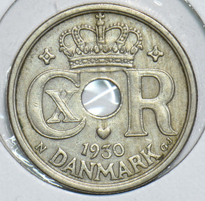 Denmark 1930 25 Ore 198195 combine shipping