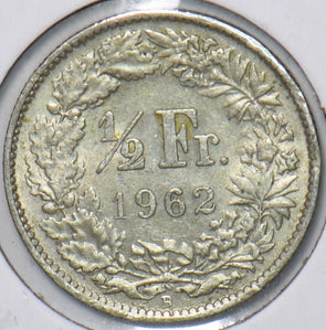 Switzerland 1962 1/2 Franc 194643 combine shipping
