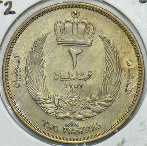 Libya 1952 2 Piastres BU 297683 combine shipping