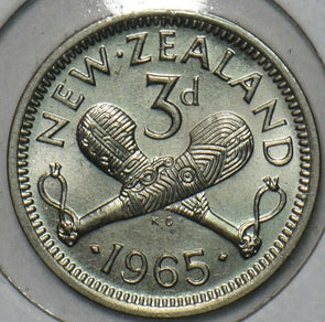 New Zealand 1965 3 Pence 152366 combine shipping