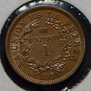 Bolivia 1951 Boliviano Llama animal  190603 combine shipping