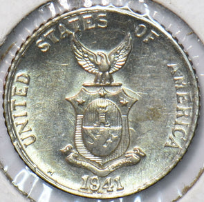 Philippines 1941 M 10 Centavos Eagle animal 192832 combine shipping