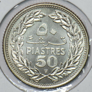Lebanon 1952 50 Piastres 295527 combine shipping