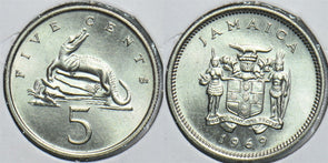 Jamaica 1969 5 Cents Crocodile animal 904657 combine shipping