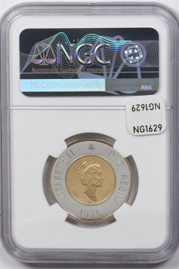 Canada 1996 2 Dollars gold NGC PF70 UC BI-MET Au-Ag AGW:0.1846 ASW:0.1636 NG1629
