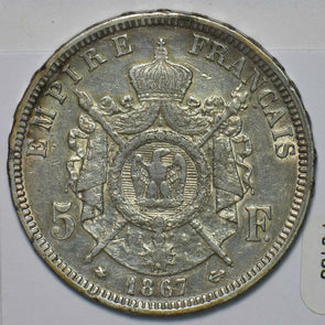 France 1867 5 Francs F0136 combine shipping