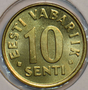 Estonia 1998 10 Senti Lion animal 903592 combine shipping