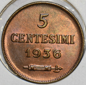 San Marino 1936 5 Centesimi 491338 combine shipping