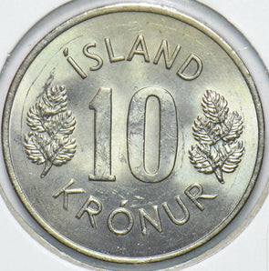 Iceland 1971 10 Kronur Dragon animal Bull 192370 combine shipping