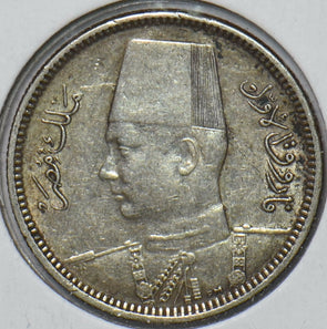 Egypt 1937 AH 1356 2 Piastres 296604 combine shipping