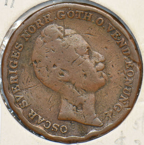 Sweden 1847 Skilling 902828 combine shipping