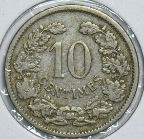 Luxembourg 1901 10 Centimes 198754 combine shipping