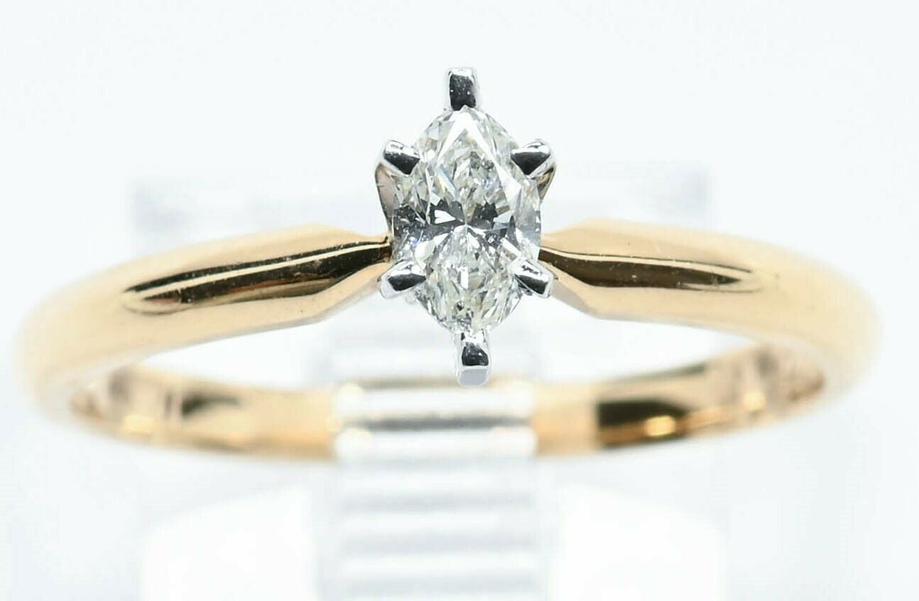 14K Gold Diamond Dice Ring 7.06g Diamond TCW 0.35ct Size 6 RG0231