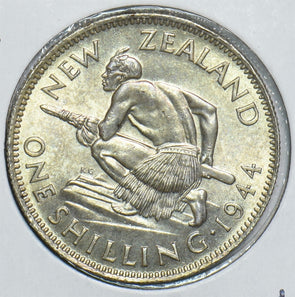 New Zealand 1944 Shilling George VI King Emperor 491494 combine shipping