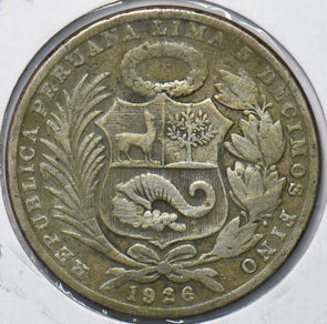 Peru 1926 Sol 192811 combine shipping