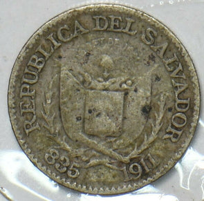 El Salvador 1911 5 Centavos 195945 combine shipping