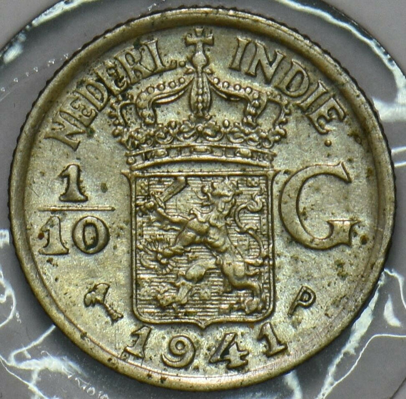 Netherlands East Indies 1941 P 1/10 Gulden 903723 combine shipping