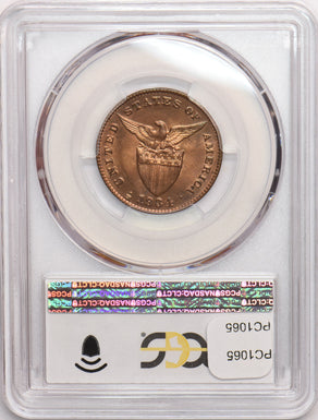 Philippines 1934 M Centavo Eagle animal PCGS MS65RB rare grade PC1065 combine sh