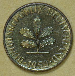 Germany 1950 Pfennig 191970 combine shipping