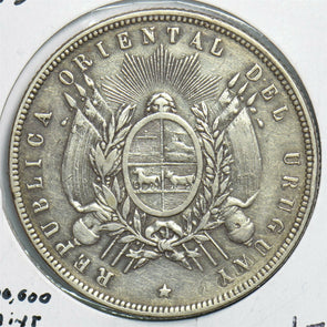 Uruguay 1893 Peso U0134 combine shipping