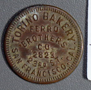 U0053   Torino Bakery Token TC-10089, K-2580 combine shipping