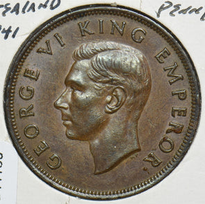 New Zealand 1941 Penny Tui bird 241139 combine shipping