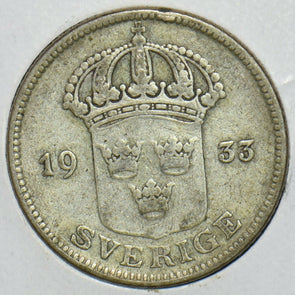 Sweden 1933 50 Ore 152810 combine shipping