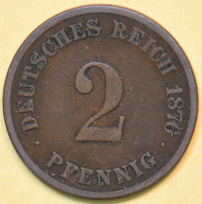 Germany 1876 2 Pfennig Eagle animal 902338 combine shipping