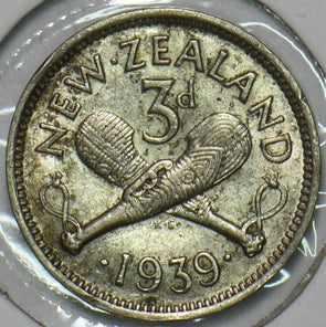 New Zealand 1939 3 Pence 196425 combine shipping