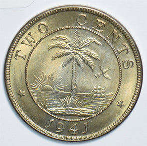 Liberia 1941 2 Cents Elephant 299002 combine shipping