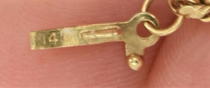 14K Gold Necklace 4.66g Length 25 1/2'' RG0216