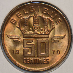 Belgium 1970 50 Centimes 297379 combine shipping