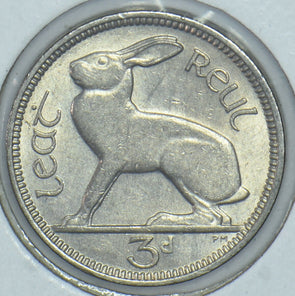 Ireland 1965 3 Pence Hare animal 191379 combine shipping