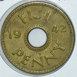 Fiji 1942 Penny Emu 191417 combine shipping